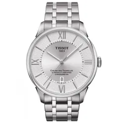 Đồng Hồ Nam Tissot Chemin Des Tourelles Automatic Cosc T099.408.11.038.00 Màu Trắng Bạc
