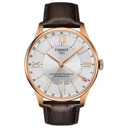 Đồng Hồ Nam Tissot Chemin Des Tourelles GMT T099.429.36.038.00 Màu Trắng Đen