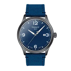 Đồng Hồ Nam Tissot Gent XL Quartz Blue Dial Blue Fabric Men T116.410.37.047.00 Màu Xanh