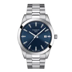 Đồng Hồ Nam Tissot Gentleman T127.410.11.041.00 Màu Xanh Bạc