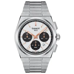 Đồng Hồ Nam Tissot Prx Chronograph T137.427.11.011.00 Màu Bạc Trắng