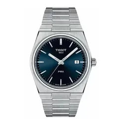 Đồng Hồ Nam Tissot PRX Quartz T137.410.11.041.00 Màu Xanh Bạc