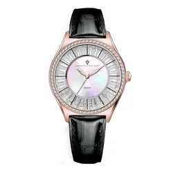 Đồng Hồ Nữ Christian Van Sant Luna Quartz Ladies Watch CV3205 Màu Vàng Hồng Phối Trắng