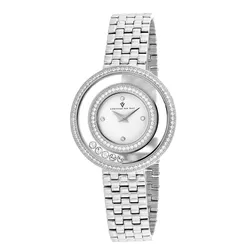 Đồng Hồ Nữ Christian Van Sant Women's Gracieuse White Dial Watch CV4835 Màu Bạc 