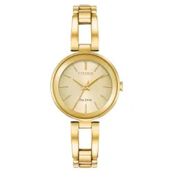 Đồng Hồ Nữ Citizen Eco Drive Watch EM0638-50P Màu Vàng Gold