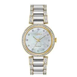 Đồng Hồ Nữ Citizen Eco-Drive Watch EM0844-58D Màu Bạc - Vàng Gold 
