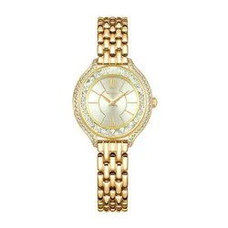 Đồng Hồ Nữ Davena Quartz Watch D61666 Màu Vàng Gold 