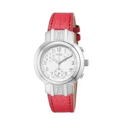 Đồng Hồ Nữ Fendi watch 4500L Chronograph Màu Bạc Đỏ