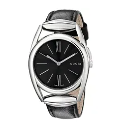 Đồng Hồ Nữ Gucci Horsebit Leather Watch YA139401 Màu Đen