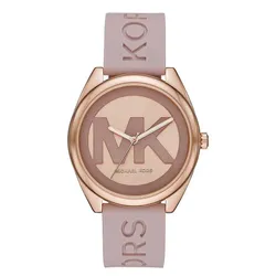Đồng Hồ Nữ Michael Kors MK Pink Silicone Watch MK7139 Màu Hồng 
