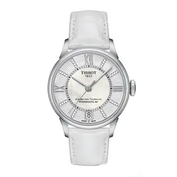 Đồng Hồ Nữ Tissot Chemin Des Tourelles Powermatic 80 T099.207.16.116.00 Màu Trắng Bạc