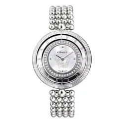 Đồng Hồ Nữ Versace Eon Diamond Watch 39mm VQT070015 Màu Bạc