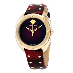 Đồng Hồ Nữ Versace Shadov Quartz Red Dial Watch VEBM00918 Màu Đỏ 