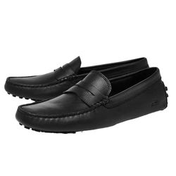 Giày Lười Nam Lacoste Men's Concours Loafers 735CAM0118024 Màu Đen Size 40.5