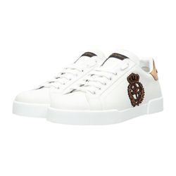 Giày Sneaker Nam Dolce & Gabbana D&G White Leather CS1761AH1368I047 Màu Trắng