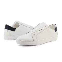 Giày Sneaker Nam Duca Di Morrone BRANDO-PELLE_BIANCO Màu Trắng Size 40