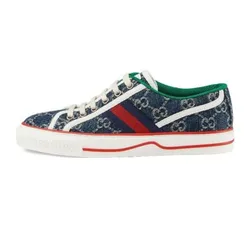 Giày Sneaker Nữ Gucci GG Tennis 1977 WMNS 606110-2KQ10-4463 Màu Xanh Denim