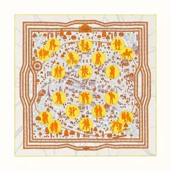 Khăn Hermès Scarves And Silk Accessories Phối Màu