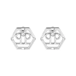 Khuyên Tai Nữ Philipp Plein PJ2AA02EU Màu Bạc