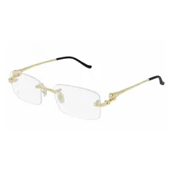 Kính Mắt Cận Cartier Eyeglasses CT0281O 001 Màu Vàng