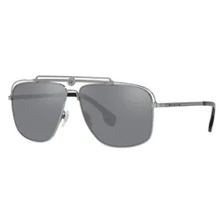 Kính Mát Nam Versace Gunmetal Silver Mirror Sunglasses 2242 1001/6G 3N Màu Xám