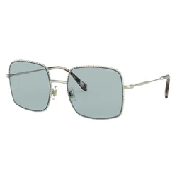 Kính Mát Nữ Miu Miu Sunglasses OMU 61VS ZVN02F 56 Màu Bạc Xanh
