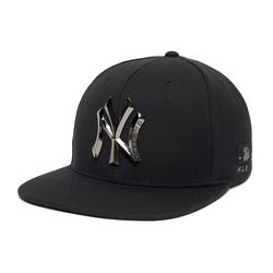 Mũ MLB Metal Logo Snapback New York Yankees 3ACPS571NGP001 - 50BKS Màu Đen