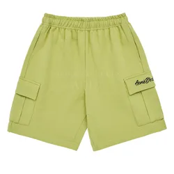 Quần Short Acmé De La Vie ADLV Logo Melange Màu Xanh Bơ