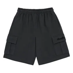 Quần Short Acmé De La Vie ADLV Logo Melange Than Chì
