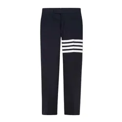 Quần Tây Nam Thom Browne Black With 4Bar Printed MTC001A 06146/415 Màu Đen Size 2