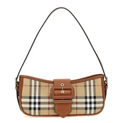 Túi Đeo Vai Nữ Hobo Burberry Sling Shoulder Bag In Vintage Check Màu Nâu Be