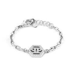 Vòng Đeo Tay Nữ Philipp Plein PJ2AA03BU Màu Bạc