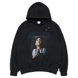 Áo Hoodie Acmé De La Vie ADLV Baby Face Dtp Pray Girl Màu Đen Size 1
