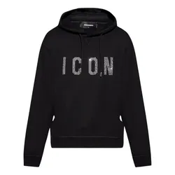Áo Hoodie Nam Dsquared2 Icon S79GU0106 S25516 900 Màu Đen Size S
