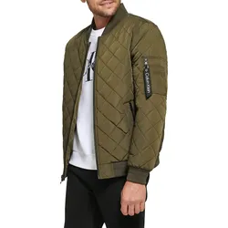 Áo Khoác Nam Calvin Klein CK Jacket CM008986 - OVN Màu Xanh Olive Size S