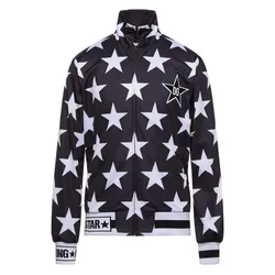 Áo Khoác Nam Dolce & Gabbana D&G Star Jacket G9QF5Z Màu Xanh Trắng Size 50