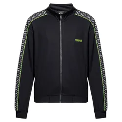 Áo Khoác Nam Versace Black Sweatshirt With Logo 1007845 1A05640-5B970 Màu Đen Size S