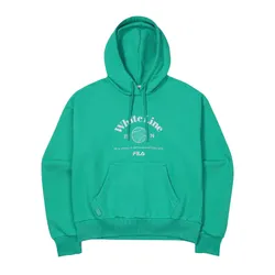 Áo Nỉ Hoodie Nữ Fila Lady Tennis Life FS2POF1361F-MGR Màu Xanh Green