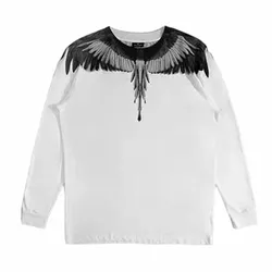 Áo Nỉ Nam Marcelo Burlon County Milan Black/White Wings Sweatshirt Màu Trắng Hoạ Tiết