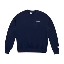 Áo Nỉ Sweater Fila FW2SSF1143X-DNA Màu Xanh Navy