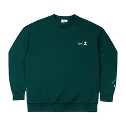 Áo Nỉ Sweater Fila Tennis Club X Smiley Half-Zip FW2SSF4S04X-DGR Màu Xanh Green