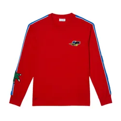 Áo Nỉ Sweater Nam Lacoste Men's Branded Band T-Shirt TH1468-51 Màu Đỏ Size M