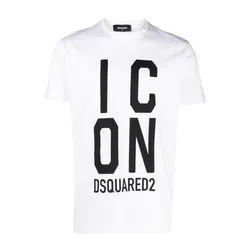 Áo Phông Nam Dsquared2 Icon S79GC0077S23009 Màu Trắng Size XS