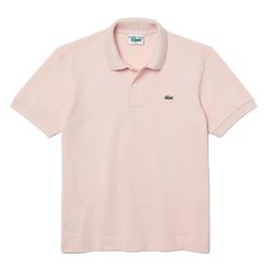Áo Polo Nam Lacoste Classic Fit Organic Cotton Polo Shirt L1221 00 ADY Màu Hồng Nhạt Size 3