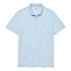 Áo Polo Nam Lacoste Men's Paris Regular Fit Stretch Cotton Piqué PH5522 51 T01 Màu Xanh Nhạt Size 3