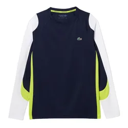 Áo Thun Dài Tay Nam Lacoste TH9419 Sport Tennis T-Shirt Phối Màu