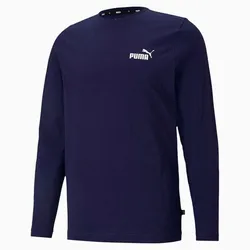 Áo Thun Dài Tay Nam Puma Essential Small Logo Longsleeve Tee 589027 Màu Xanh Navy Size S