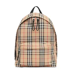 Balo Burberry Vintage Check Nylon Backpack Màu Be