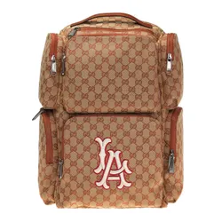 Balo Gucci X MLB Monogram LA Dodgers 552872 9Y9KX-9585 Màu Nâu