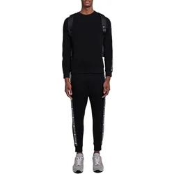 Bộ Quần Áo Nỉ Nam Dsquared2 Logo Tape Sweatpants Màu Đen Size S